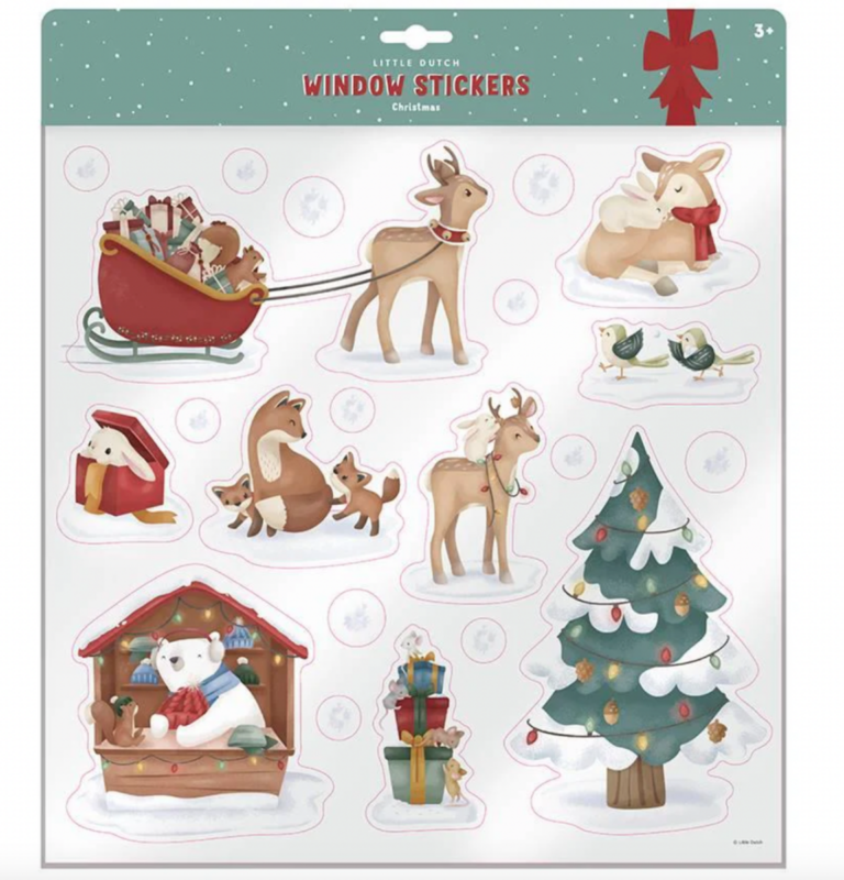 Raamstickers Kerst - Little Dutch
