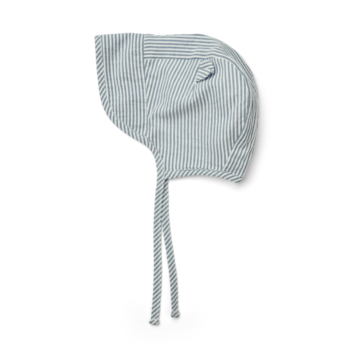 Rae Baby Stripe Sun Hat - Stripe Blue/Creme - Liewood