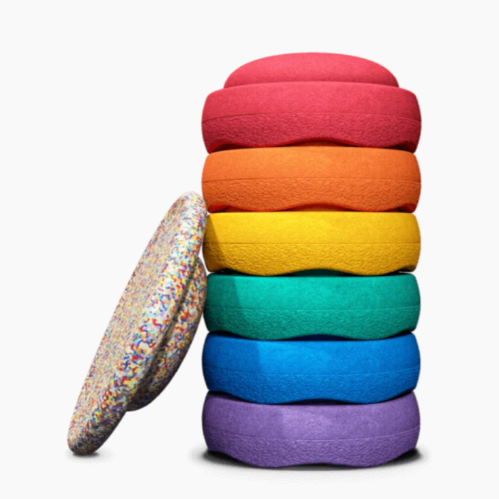 Rainbow Set Classic - 6 + 1 - Stapelstein