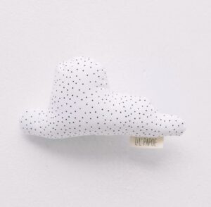 Rammelwolkje - Wit/Zwart Dots - Lil’ Papoe