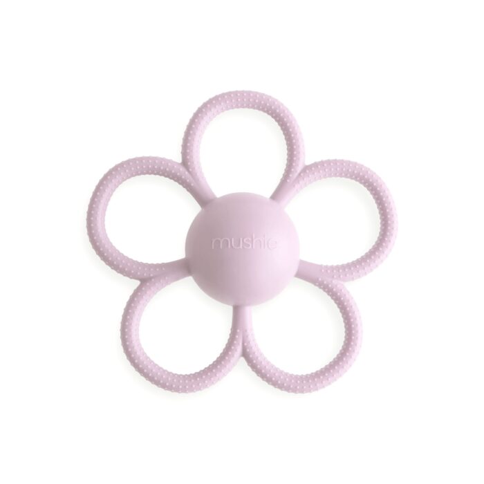 Rattle Daisy Teether - Soft Lilac - Mushie