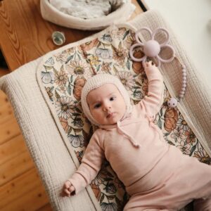 Rattle Daisy Teether - Soft Lilac - Mushie