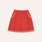 Red Bambula Skirt - Red - The Campamento