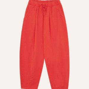 Red Washed Trousers - Red - The Campamento