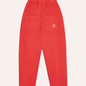 Red Washed Trousers - Red - The Campamento