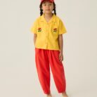 Red Washed Trousers - Red - The Campamento
