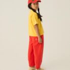 Red Washed Trousers - Red - The Campamento