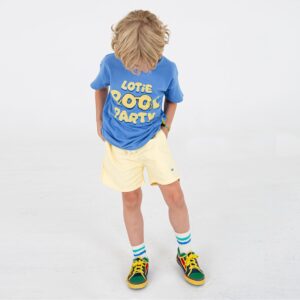 Regular Tshirt - Lotie Pool Party Baja Blue - Lotiekids
