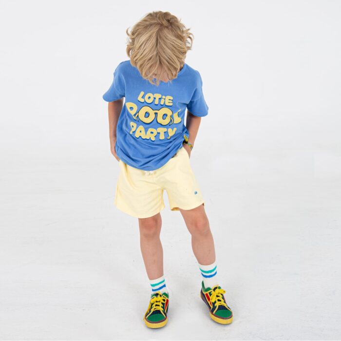 Regular Tshirt - Lotie Pool Party Baja Blue - Lotiekids Regular Tshirt - Lotie Pool Party Baja Blue - Lotiekids