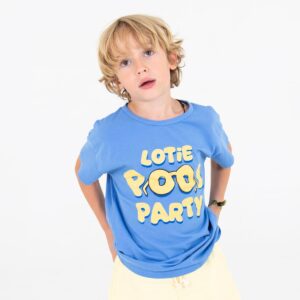 Regular Tshirt - Lotie Pool Party Baja Blue - Lotiekids