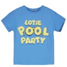 Regular Tshirt - Lotie Pool Party Baja Blue - Lotiekids