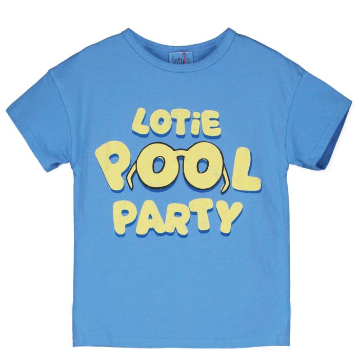 Regular Tshirt - Lotie Pool Party Baja Blue - Lotiekids Regular Tshirt - Lotie Pool Party Baja Blue - Lotiekids