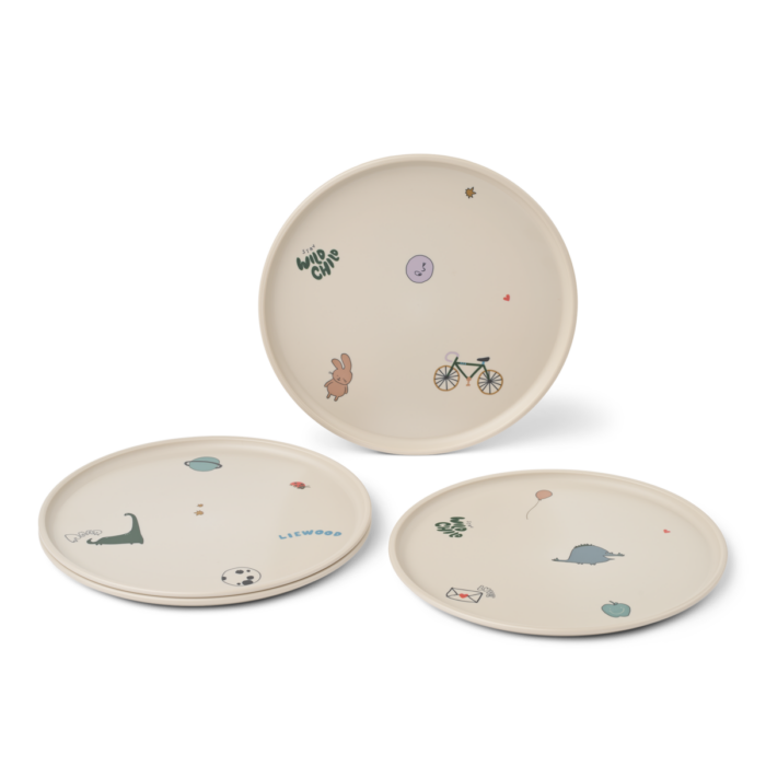 Remco Plate 4-Pack - Tamtam / Sandy - Liewood