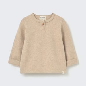 Remo Soft Knit Sweater - Stone - My Little Cozmo