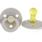 Retro Tutje Natuurlijk Rubber - BIBS - Cloud Light Grey