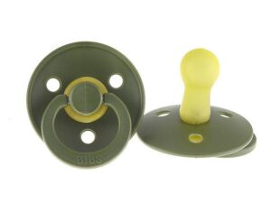 Retro Tutje Natuurlijk Rubber - BIBS - Hunter Green
