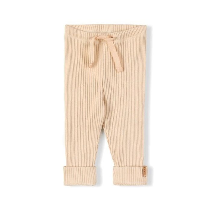 Rib Legging - Latte - Nixnut Rib Legging - Latte - Nixnut