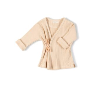 Rib Vest - Latte - Nixnut