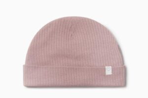 Rib hat - Rose - Mori