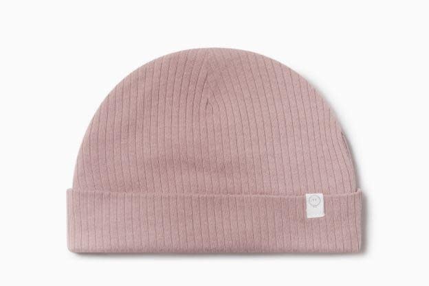 Rib hat - Rose - Mori Rib hat - Rose - Mori