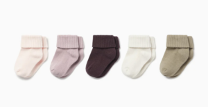 Ribbed Socks - 5 Pack - Berry Mix - Mori