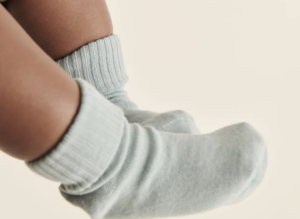 Ribbed Socks - 5 Pack - Blue Mix - Mori