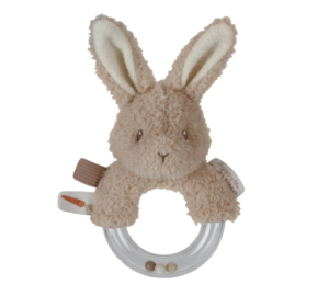 Ringrammelaar Konijn - Baby Bunny - Little Dutch