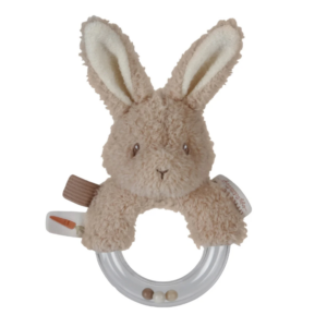 Ringrammelaar Konijn - Baby Bunny - Little Dutch