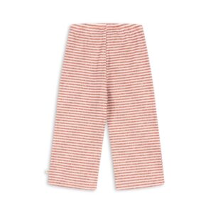Roli Stripe Flared Pants Ocs - Rose Cream Stripe - Konges Slojd Roli Stripe Flared Pants Ocs - Rose Cream Stripe - Konges Slojd