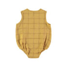 Romper - Squares Mustard - Babyclic