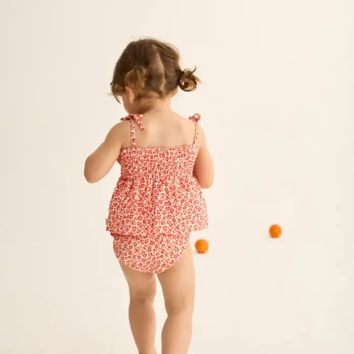 Romper Granny - Tomato Animal - My Little Cozmo Romper Granny - Tomato Animal - My Little Cozmo