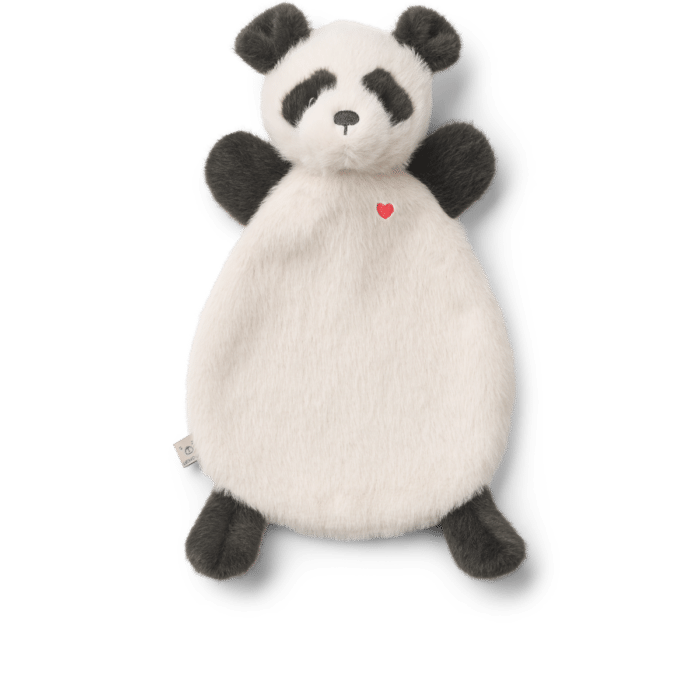 Roy Panda Cuddle Cloth - Sandy / Dark grey - Liewood