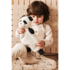 Roy Panda Cuddle Cloth - Sandy / Dark grey - Liewood