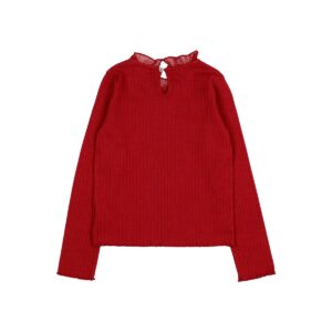Ruffle T-Shirt - Cherry - Buho Ruffle T-Shirt - Cherry - Buho