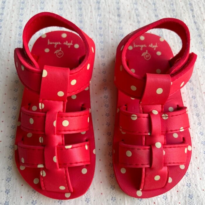 Sable Sandal - Kelly Red Dot - Konges Slojd Sable Sandal - Kelly Red Dot - Konges Slojd