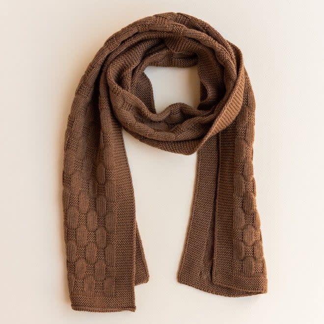 Scarf Fiona - Chocolate - HVID Scarf Fiona - Chocolate - HVID