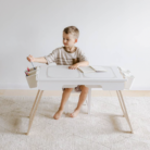 Sensory Table White - Duck Woodworks