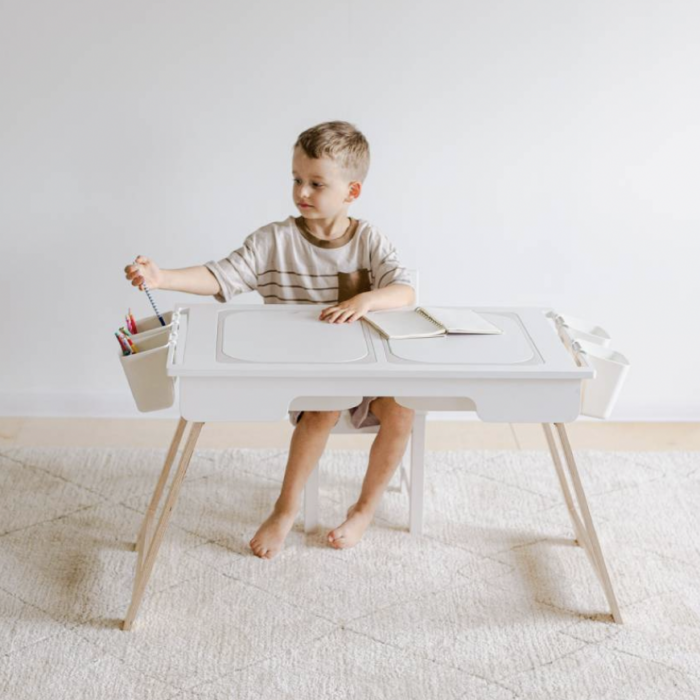 Sensory Table White - Duck Woodworks