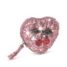 Sequin Heart Wallet - Mellow Rose - Konges Slojd