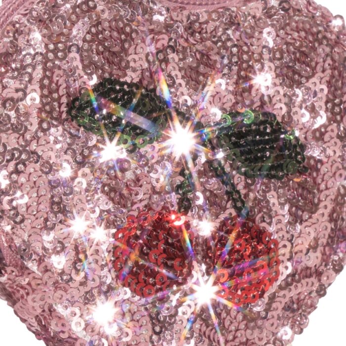 Sequin Heart Wallet - Mellow Rose - Konges Slojd
