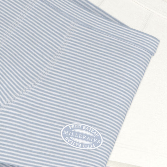 Set 2 boxers - Stripes Blue - Petit Bateau