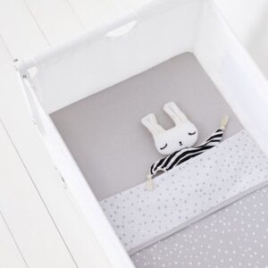 Set Hoeslakentjes Wieg/Co-Sleeper - Grey spots - Snüzpod
