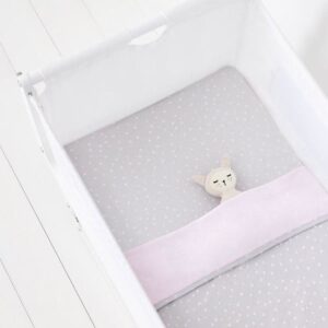 Set Hoeslakentjes Wieg/Co-Sleeper - Pink Spot - Snüzpod