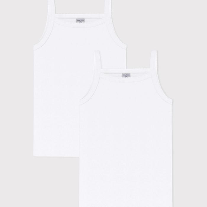 Set Kinderhemdjes Meisje - Wit - Petit Bateau