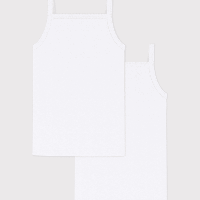 Set Kinderhemdjes Meisje - Wit - Petit Bateau