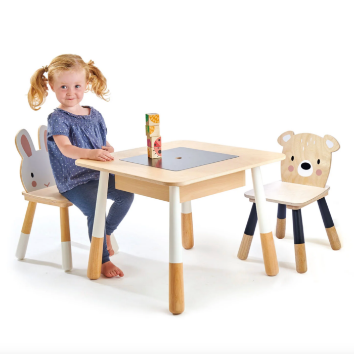 Set Kindertafel & Stoelen - Forest - Tender Leaf