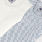 Set Onderhemdjes - Blue Stripes - Petit Bateau