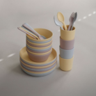 Set bekers - Pale Daffodil - Mushie