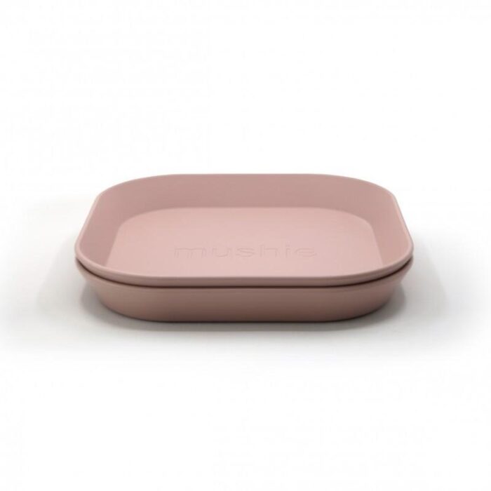 Set bordjes square - Blush - Mushie