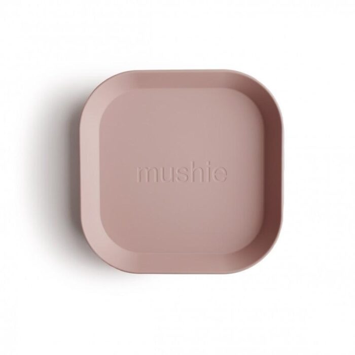 Set bordjes square - Blush - Mushie